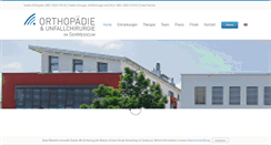 Desktop Screenshot of orthopaedie-germering.de